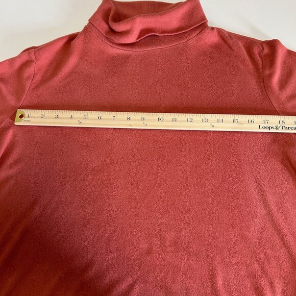 Uniqlo HEATTECH Fleece Turtle Neck Long Sleeve T-Shirt Size Large, EUC - Picture 12 of 13